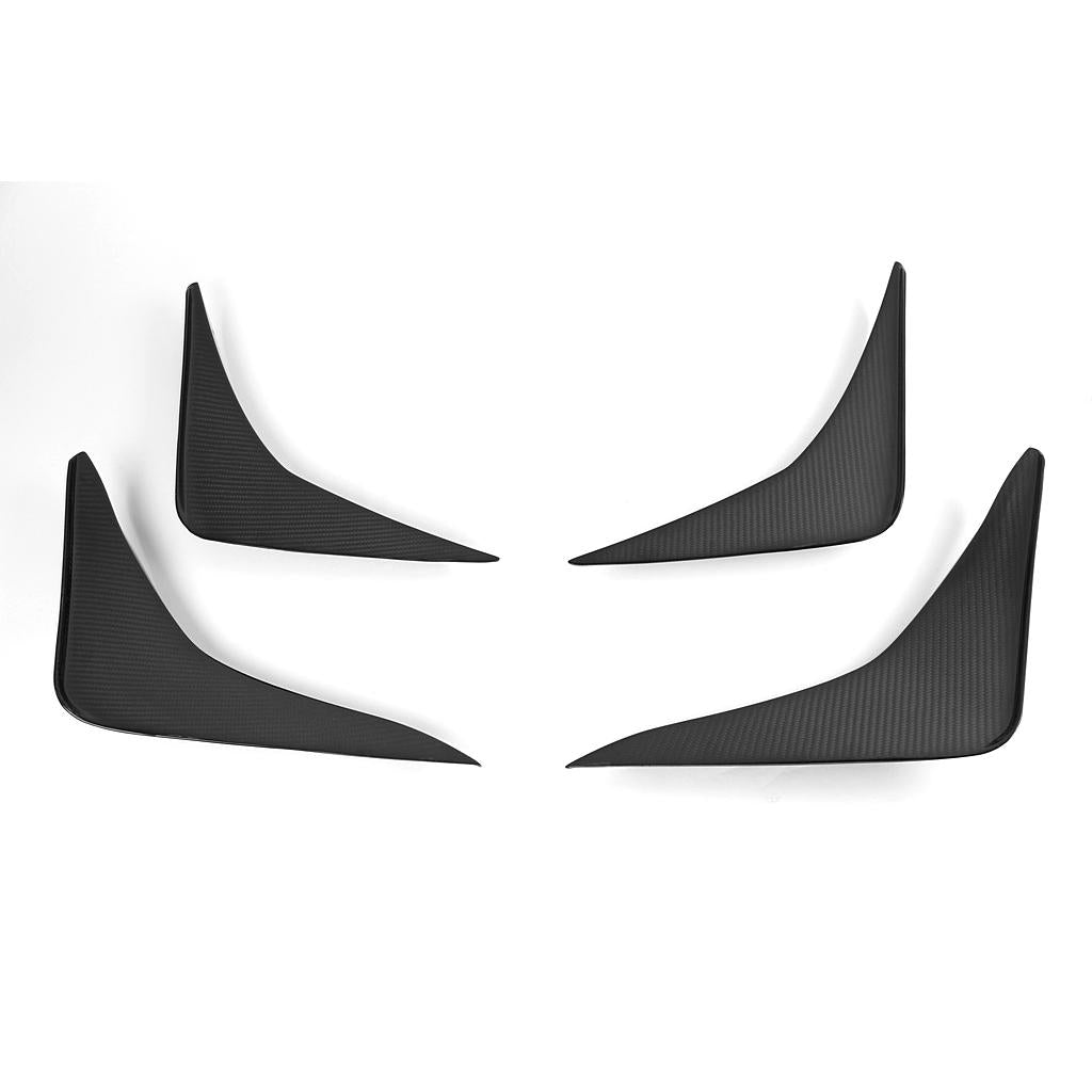 Nissan GTR R35 2012-2016 - Carbon Fiber Front Bumper Canards