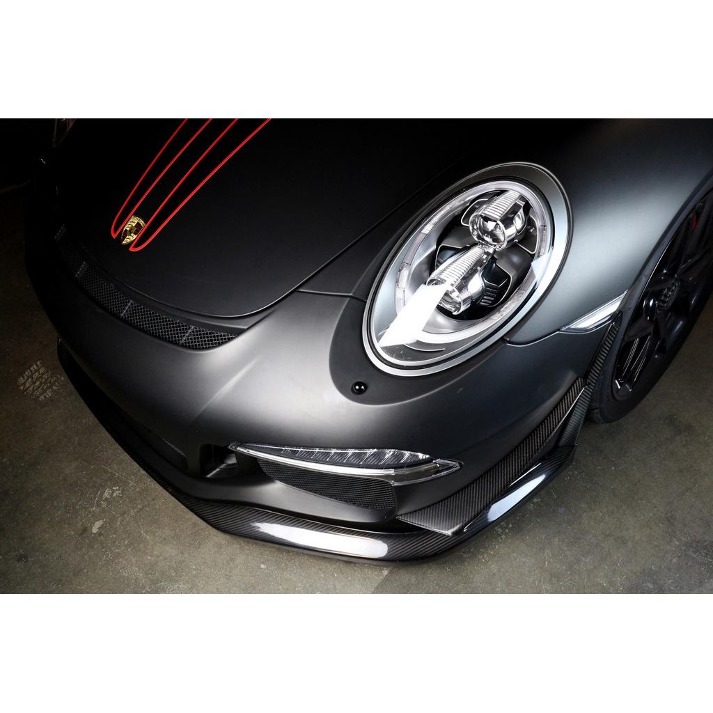Porsche 991.1 GT3 Carbon Fiber Front Bumper Canards 2013-2016