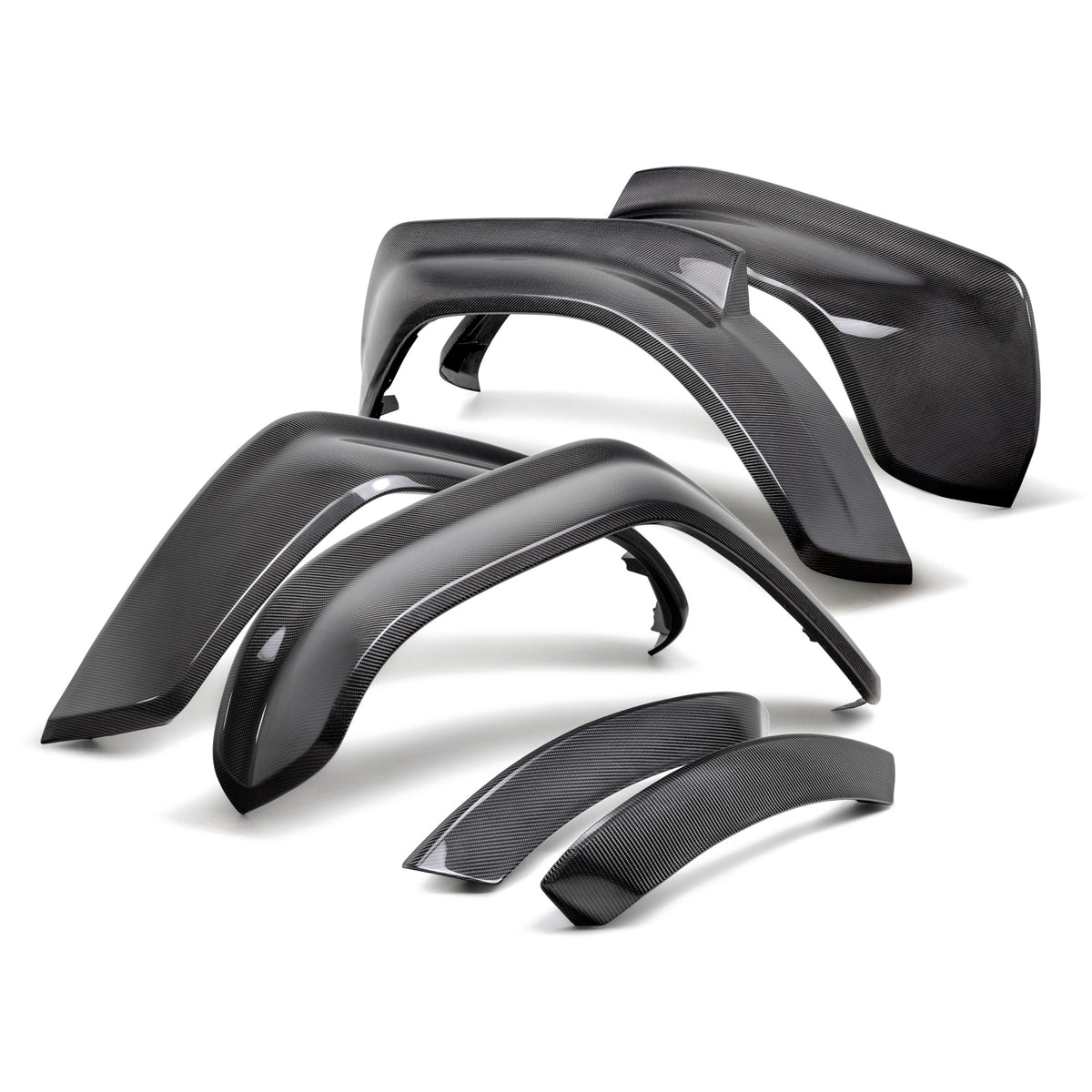 2022-24 Bronco Raptor Carbon Fiber Fender Flare Kit - Gloss