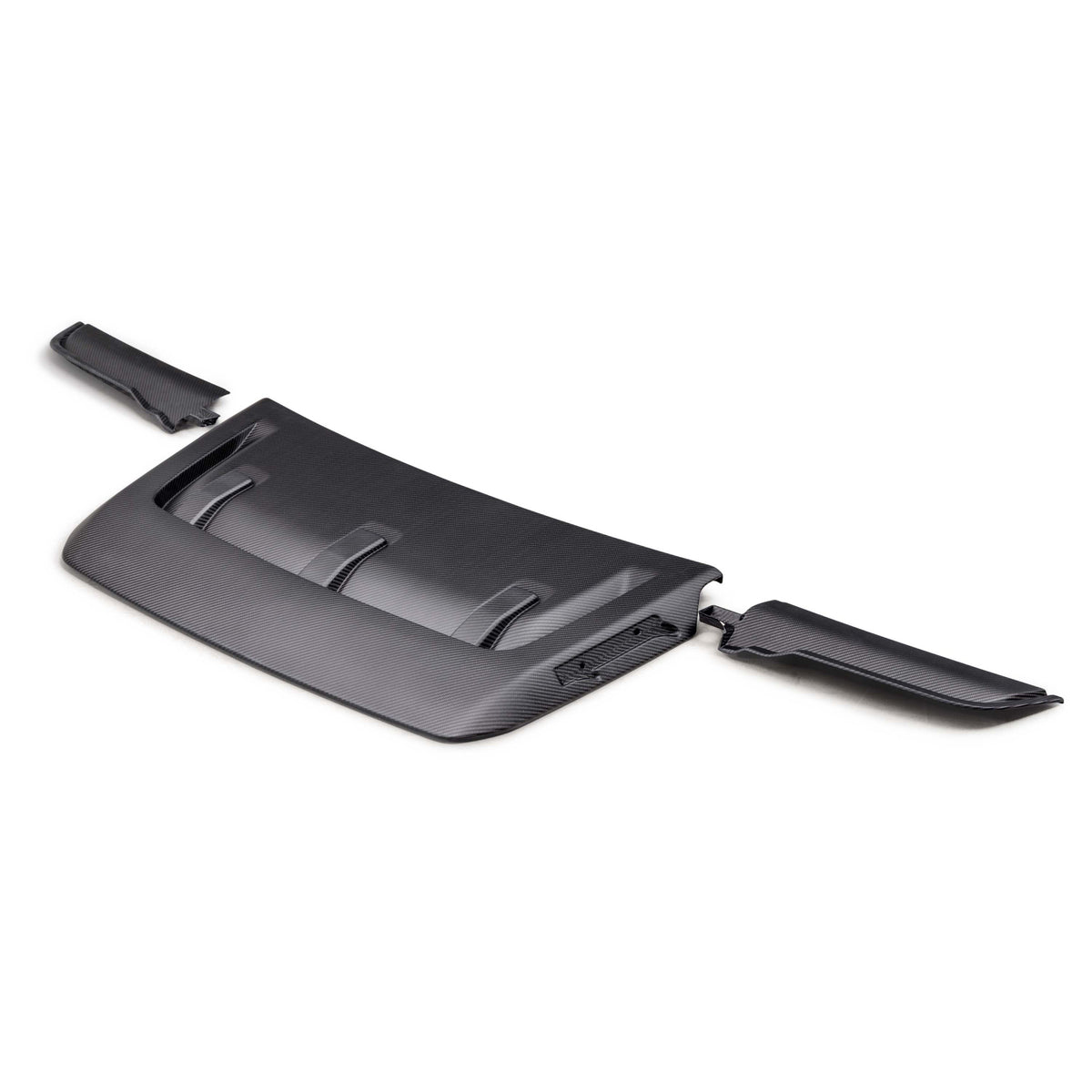 2021-24 F-150 RAPTOR CARBON FIBER HOOD VENT & TRIM - MATTE