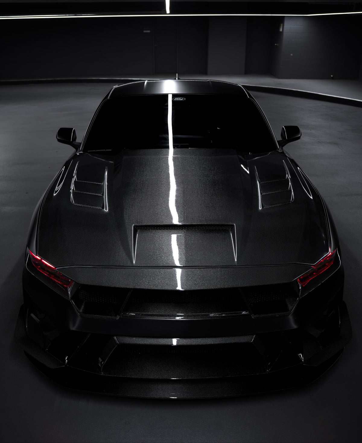 2024+ Mustang Carbon Fiber Terminator Hood