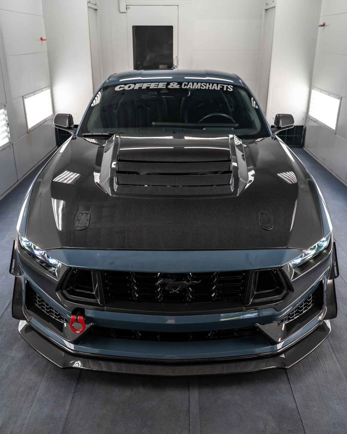 2024+ Ford Mustang Carbon Fiber Dark Horse SC Hood