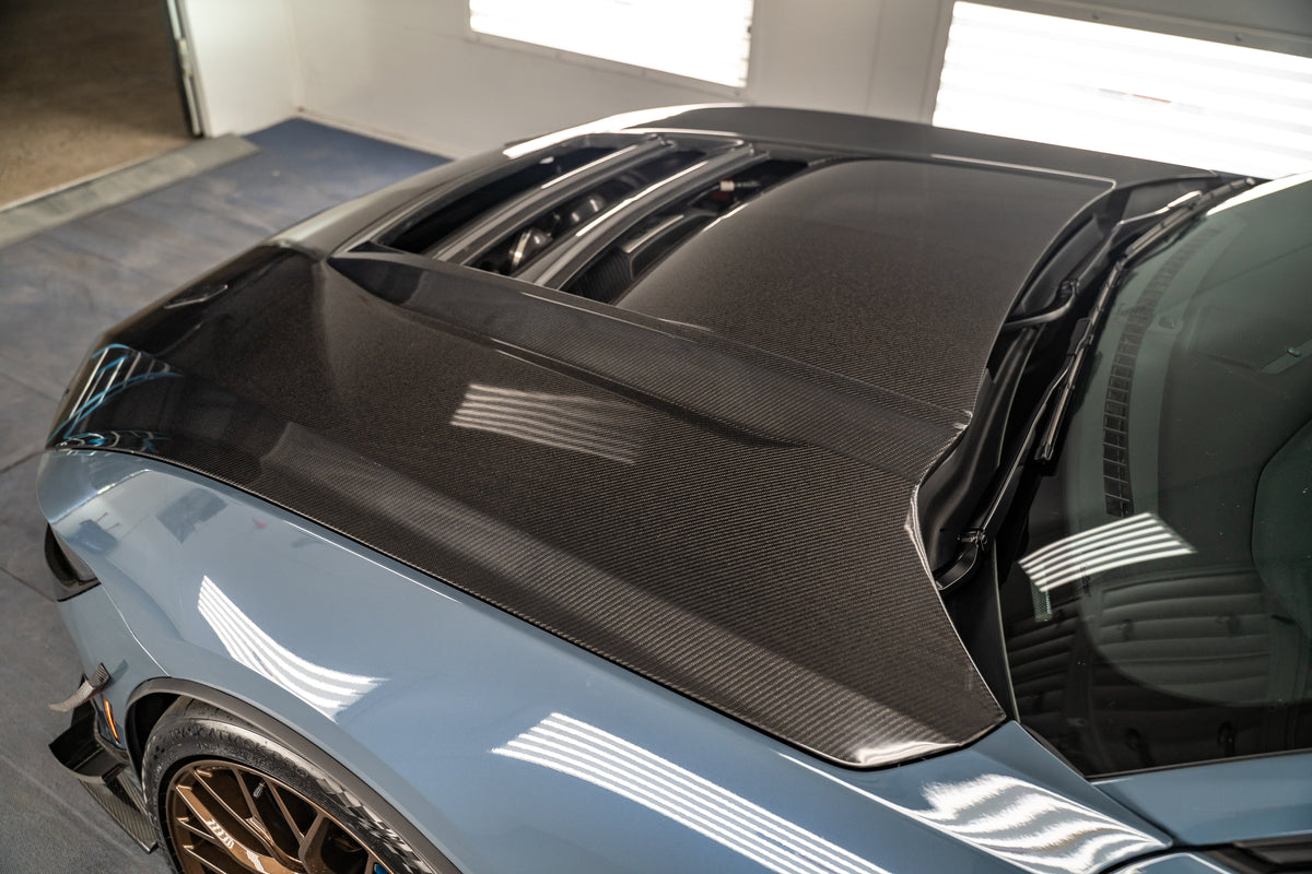 2024+ Ford Mustang Carbon Fiber Dark Horse SC Hood
