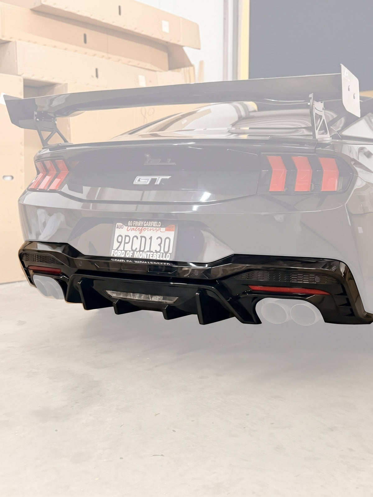 2024+ Mustang V3 Gloss Black Diffuser