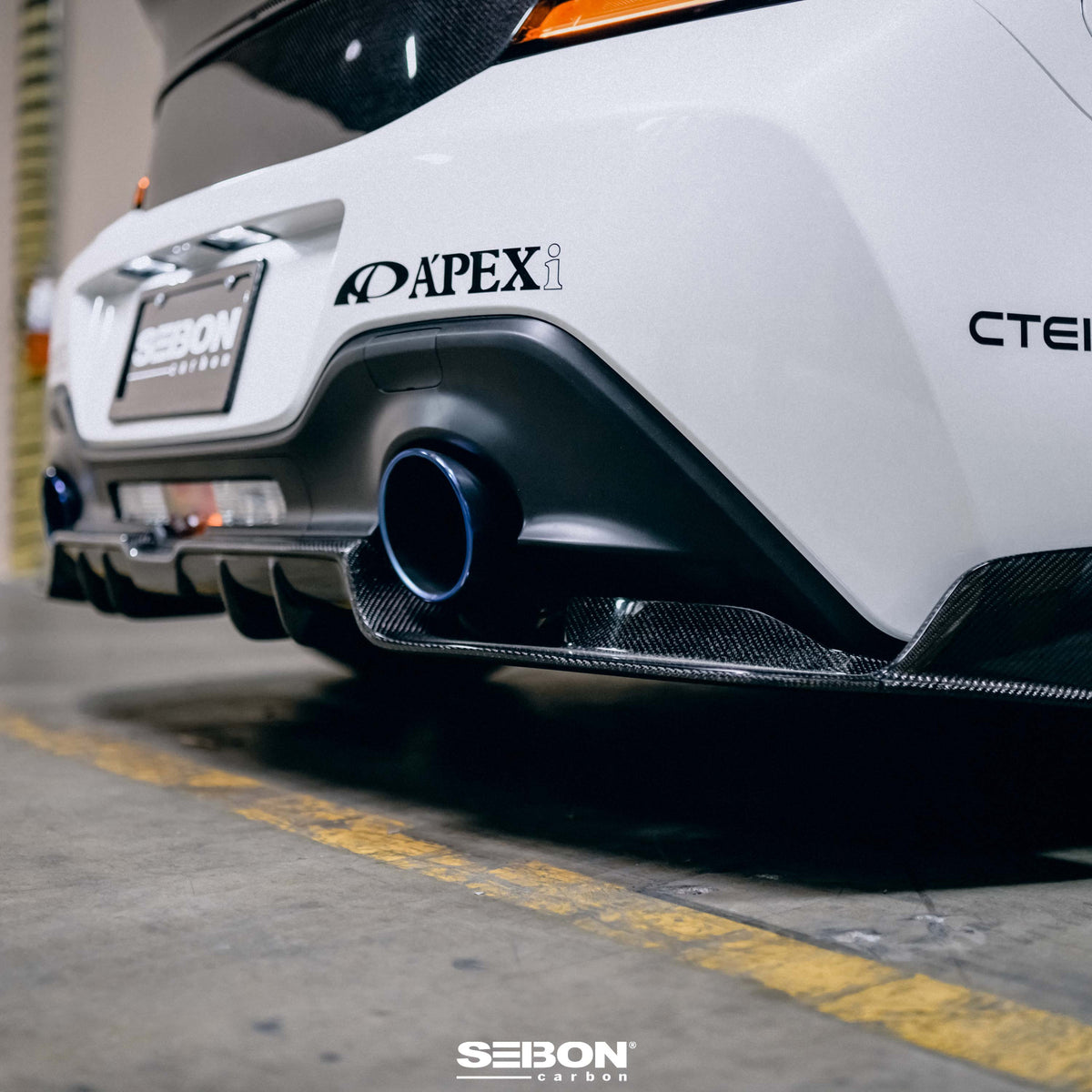 MB-Style Carbon Fiber rear diffuser for 2022-2026 Toyota GR86 / Subaru BRZ