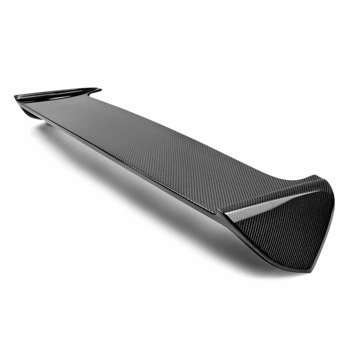 STI-Style Carbon Fiber rear spoiler for 2008-2014 Subaru WRX / STi Hatchback (shaved with no 3rd brake light)