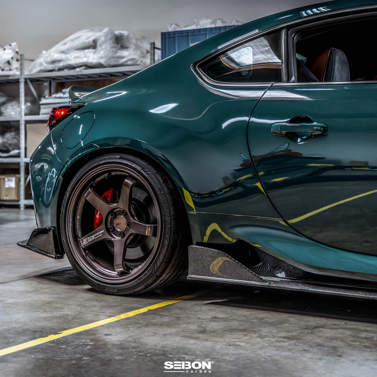 MB-Style Carbon Fiber side skirts for 2022-2026 Toyota GR86 / Subaru BRZ