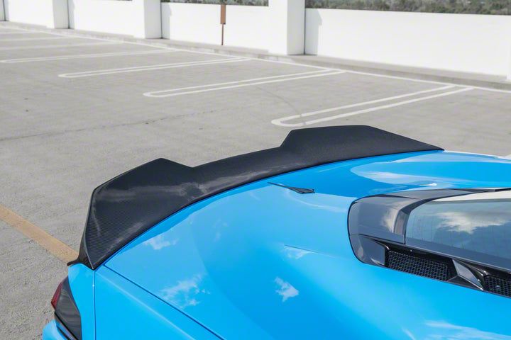 Streethunter Designs Duckbill Rear Spoiler; Carbon Fiber (20-26 Corvette C8)