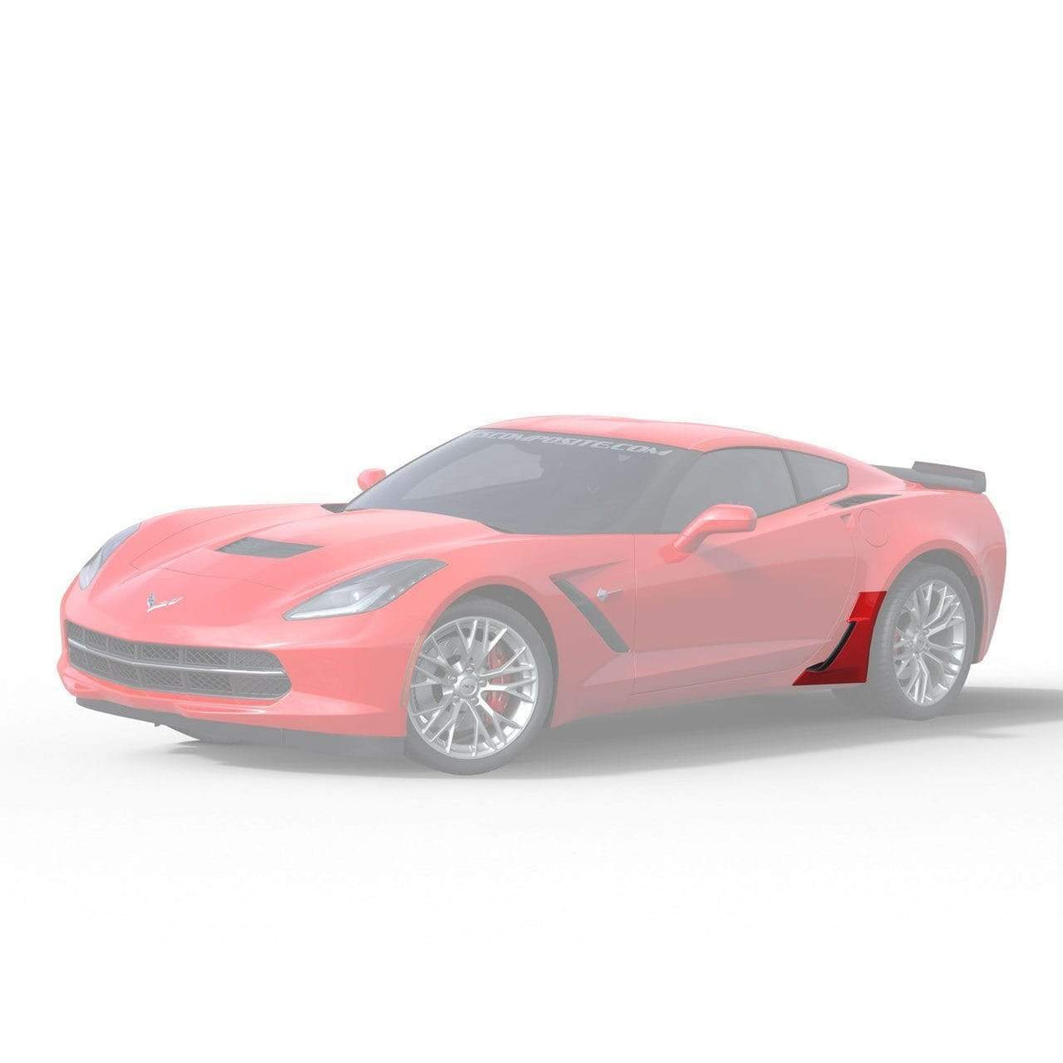 C7 Stingray - Z06 Brake Scoop For GM WB