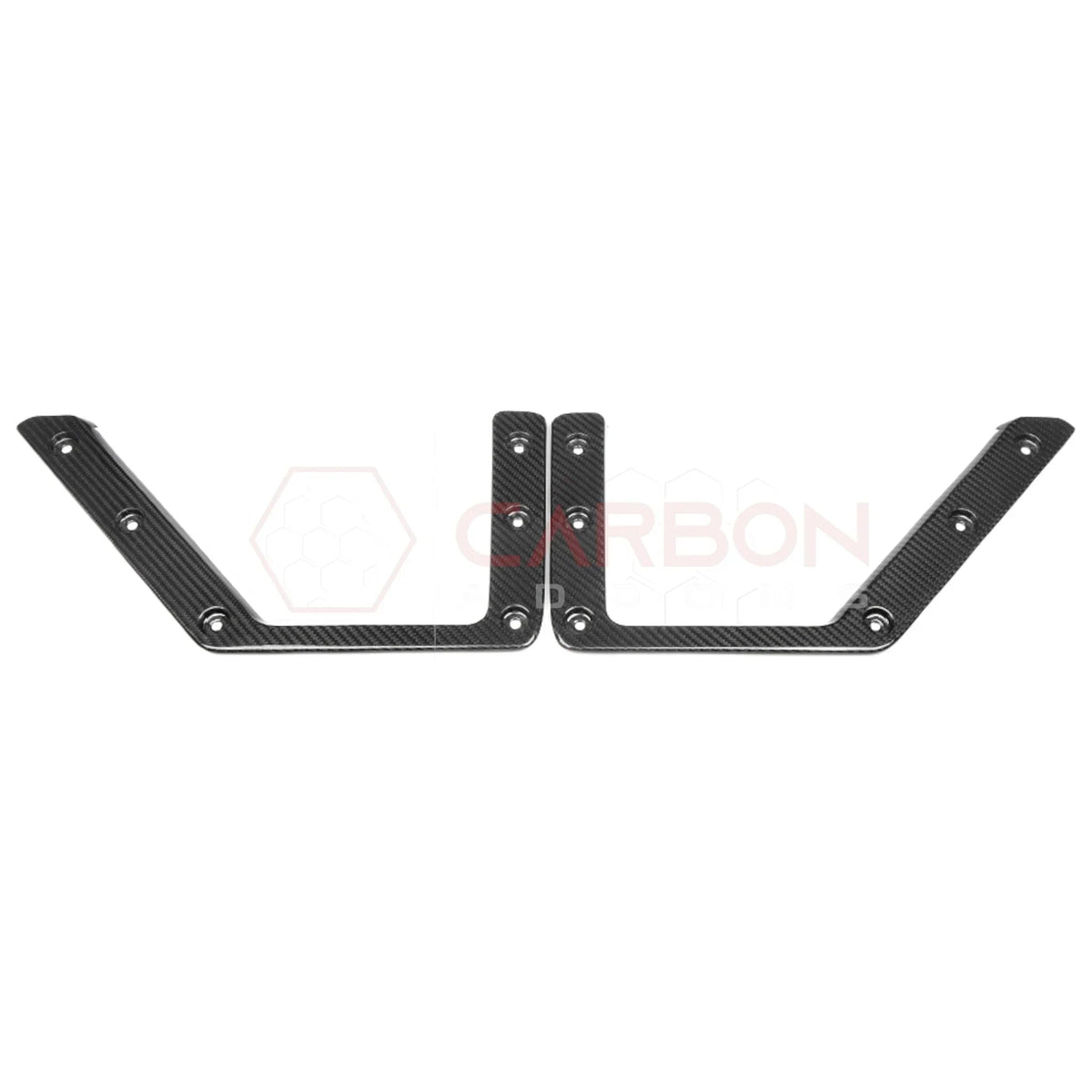 Real Carbon Fiber Front Door Storage Pocket Net Frame For 2021–2025 Ford Bronco | Direct Replacement