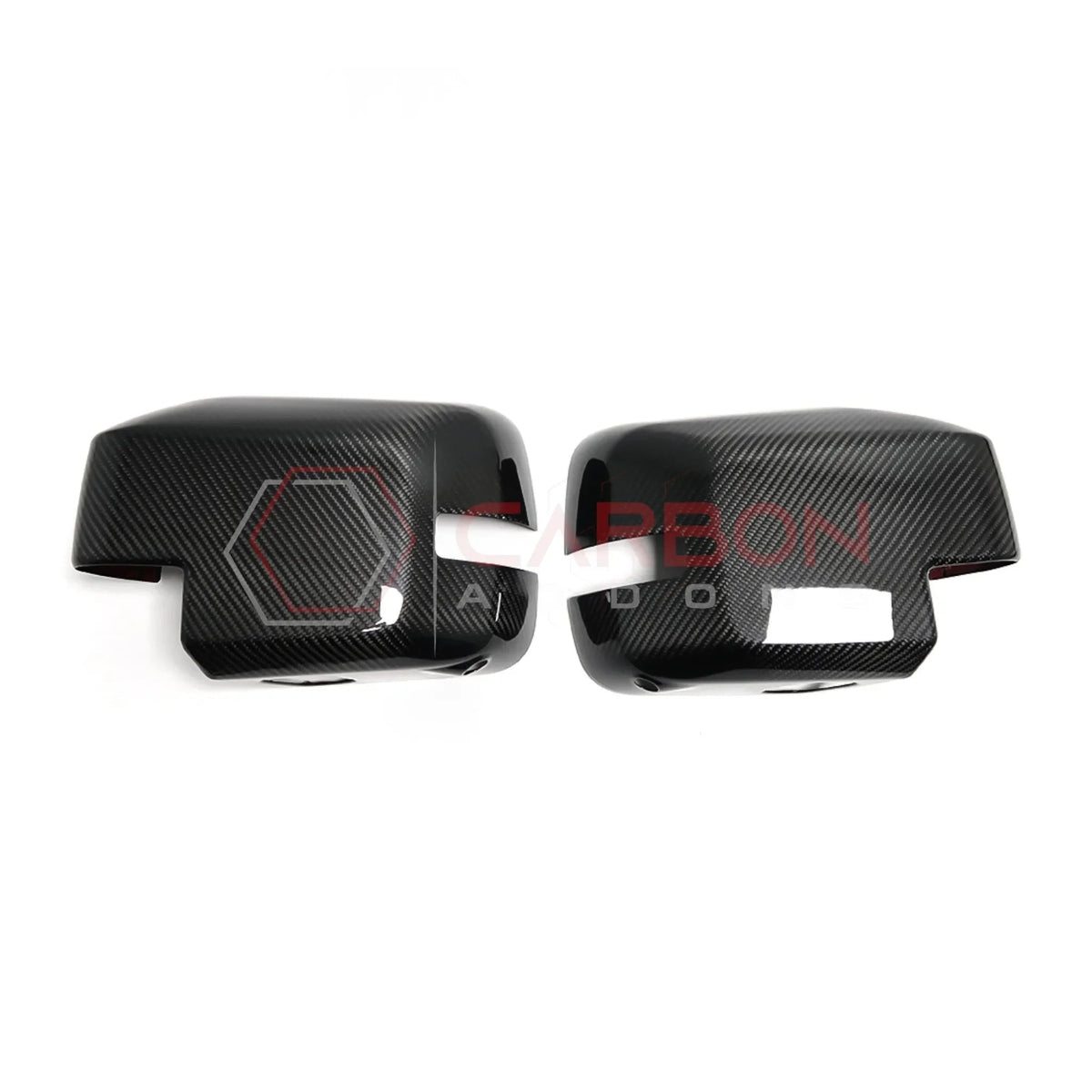 Real Carbon Fiber Mirror Cap Cover with Turn Signal For 2021+ Ford Bronco