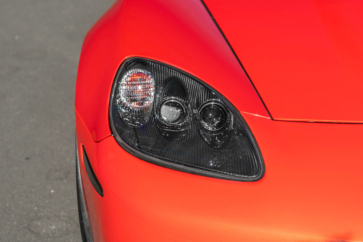 2005 - 2013 C6 Corvette EOS OE-Style Headlights (Carbon Fiber or Painted)