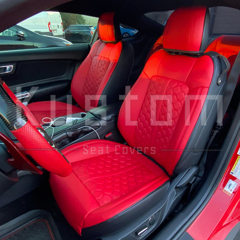 2024+ Ford Mustang S650 Convertible Leather Seat Covers