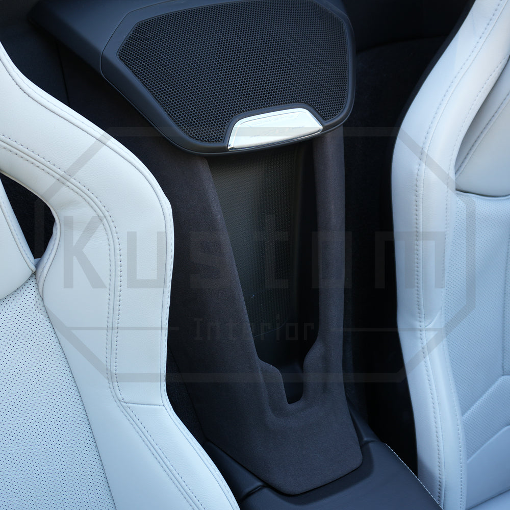 Corvette C8 Suede Leather Waterfall Trim Cover