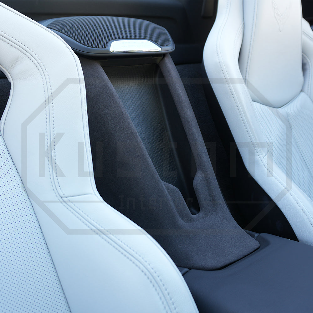 Corvette C8 Suede Leather Waterfall Trim Cover