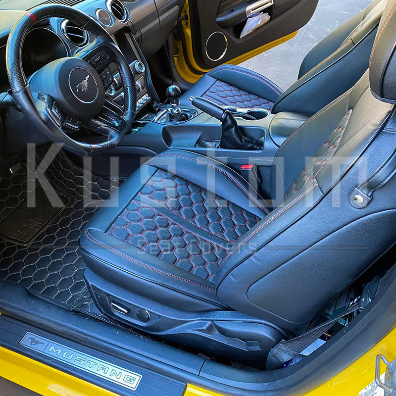 2024+ Ford Mustang S650 Convertible Leather Seat Covers