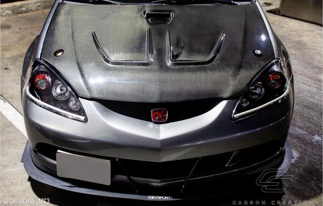 2002-2006 Acura RSX Carbon Creations Type M Carbon Fiber Hood