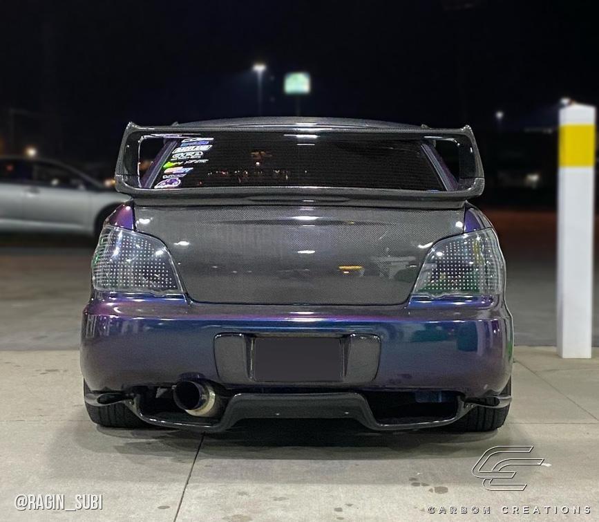 2002-2007 Subaru Impreza Carbon Creations STI Look Carbon Fiber Rear Wing