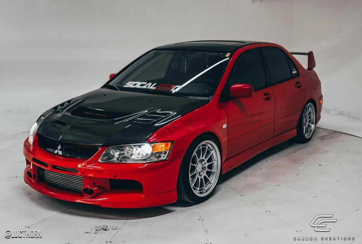 2003-2006 Mitsubishi Evolution Carbon Creations C-1 Carbon Fiber Hood