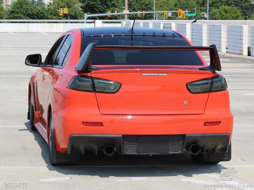 2008-2017 Mitsubishi Evolution Carbon Creations GT Concept Carbon Fiber Rear Wing