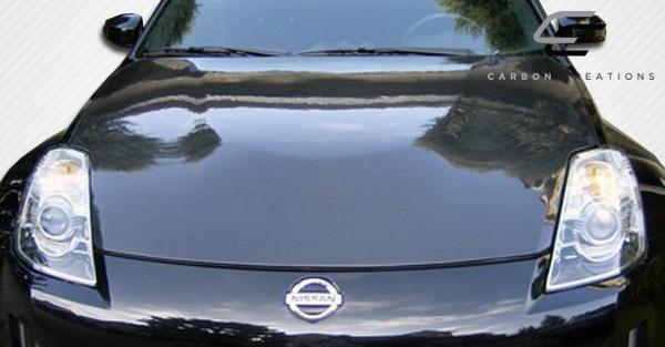 2007-2008 Nissan 350Z Carbon Creations OEM Look Carbon Fiber Hood