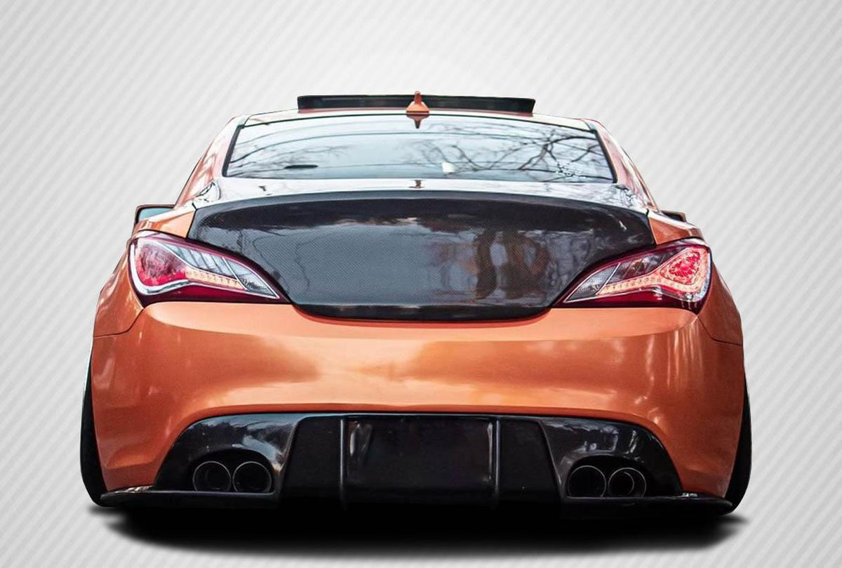 2010-2016 Hyundai Genesis Carbon Creations OEM Look Carbon Fiber Trunk