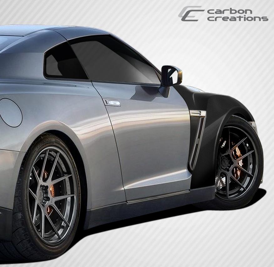 2009-2021 Nissan GTR Carbon Creations OEM Look Carbon Fiber Fender