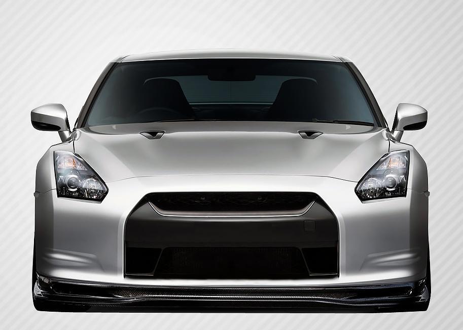 2009-2011 Nissan GTR Carbon Creations Eros Version 5 Carbon Fiber Front Lip
