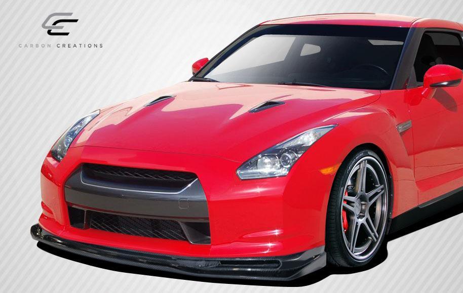2009-2011 Nissan GTR Carbon Creations Eros Version 5 Carbon Fiber Front Lip