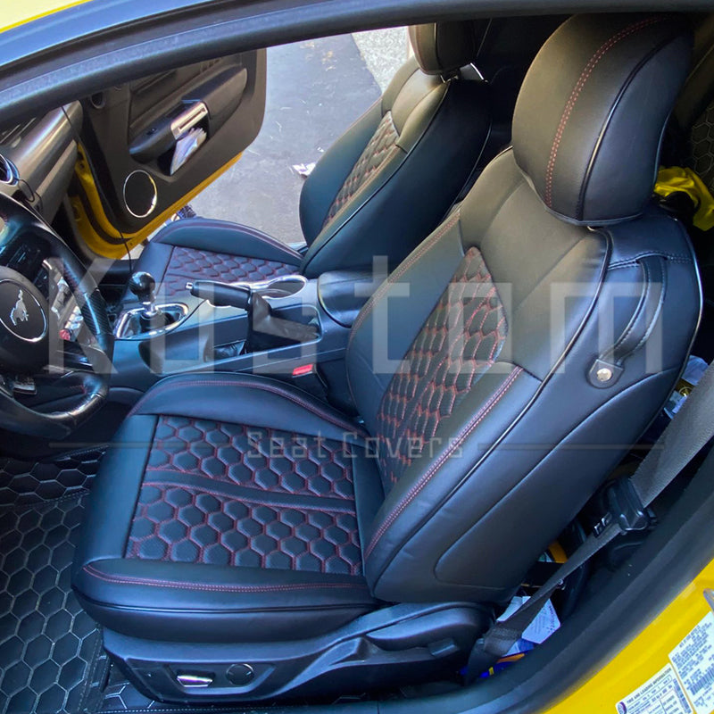 2024+ Ford Mustang S650 Convertible Leather Seat Covers