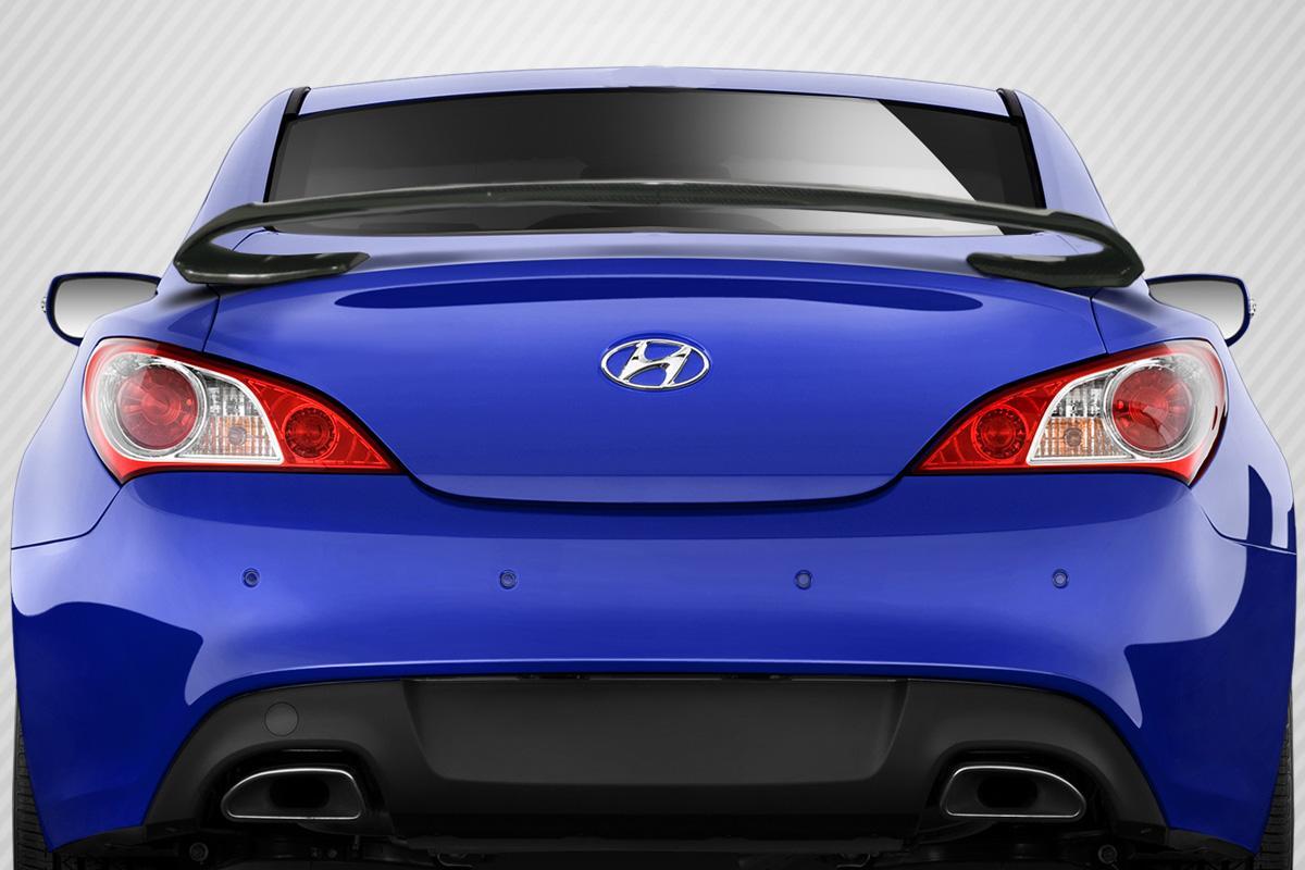 2010-2016 Hyundai Genesis Carbon Creations SQX Carbon Fiber Rear Wing