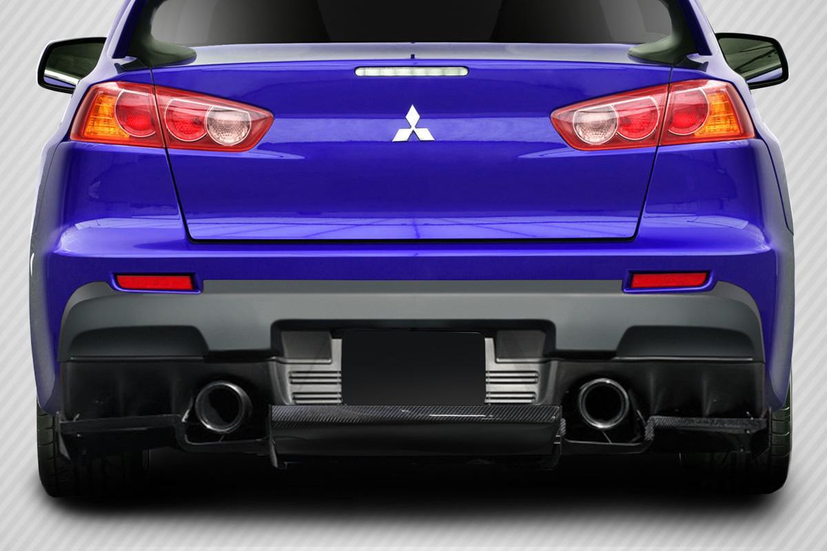 2008-2015 Mitsubishi Evolution Carbon Creations VR-S Carbon Fiber Rear Lip