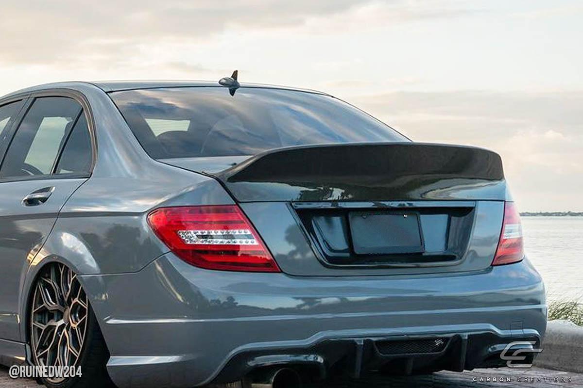 2008-2014 Mercedes C Class Carbon Creations RBS Carbon Fiber Rear Wing