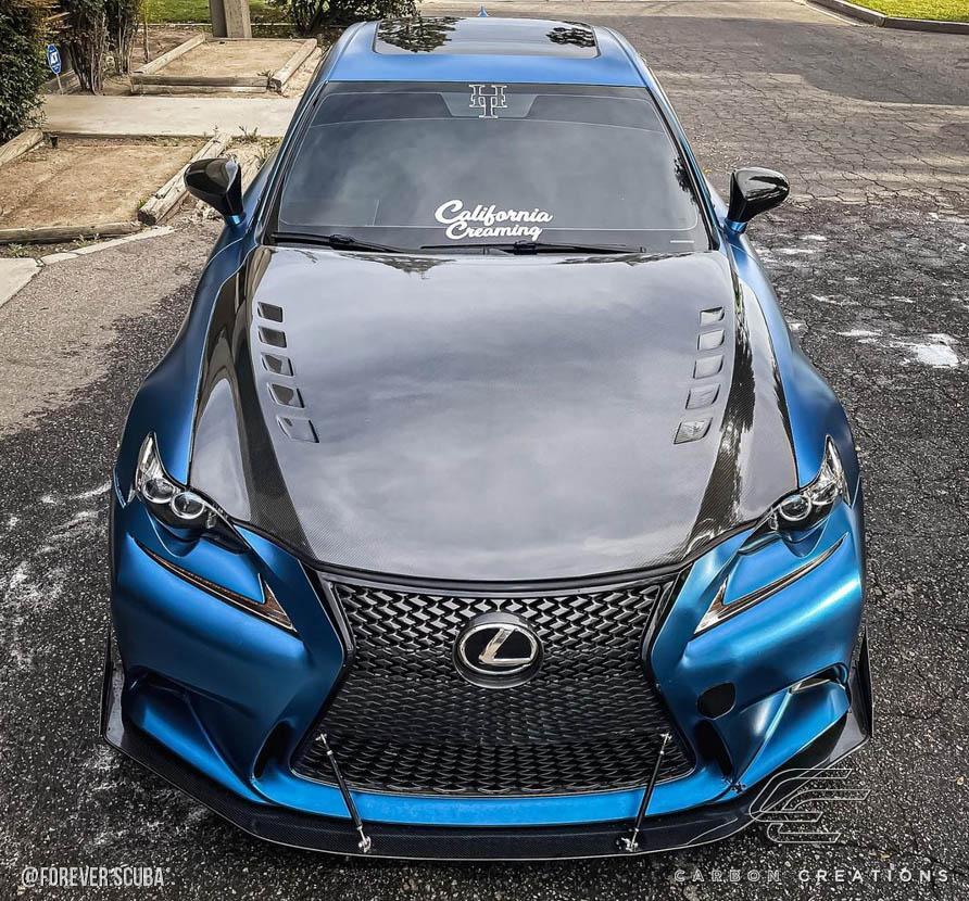 2014-2016 Lexus IS Carbon Creations Bolt Carbon Fiber Hood