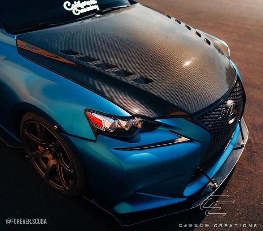 2014-2016 Lexus IS Carbon Creations Bolt Carbon Fiber Hood