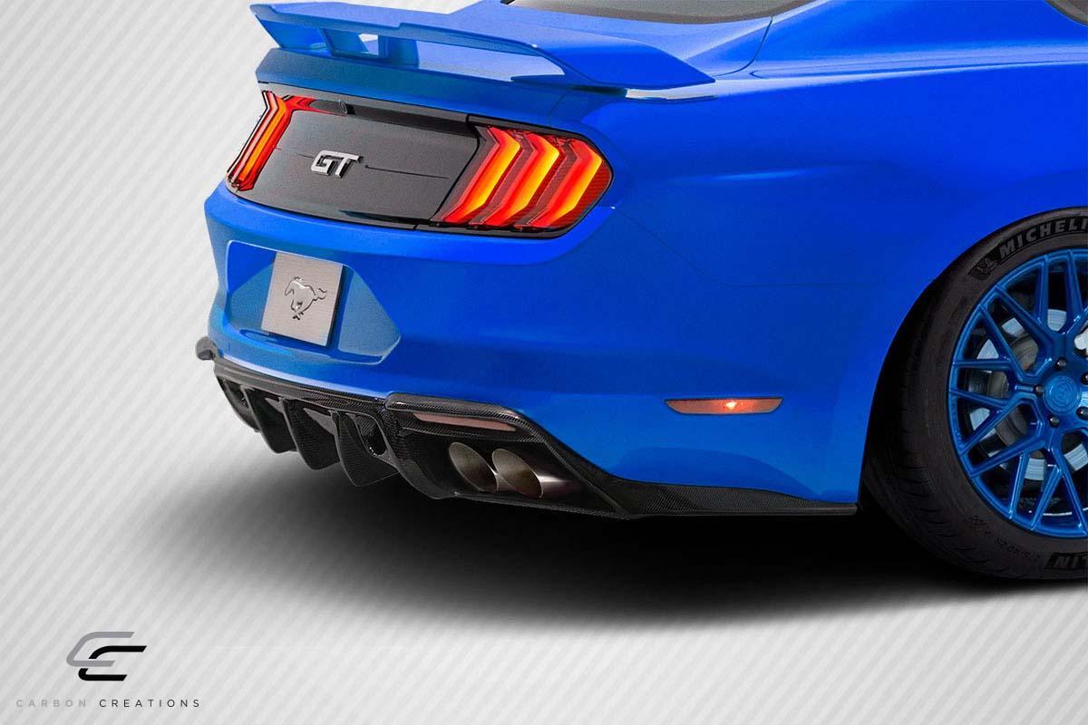 2018-2023 Ford Mustang Carbon Creations Grid Carbon Fiber Rear Lip