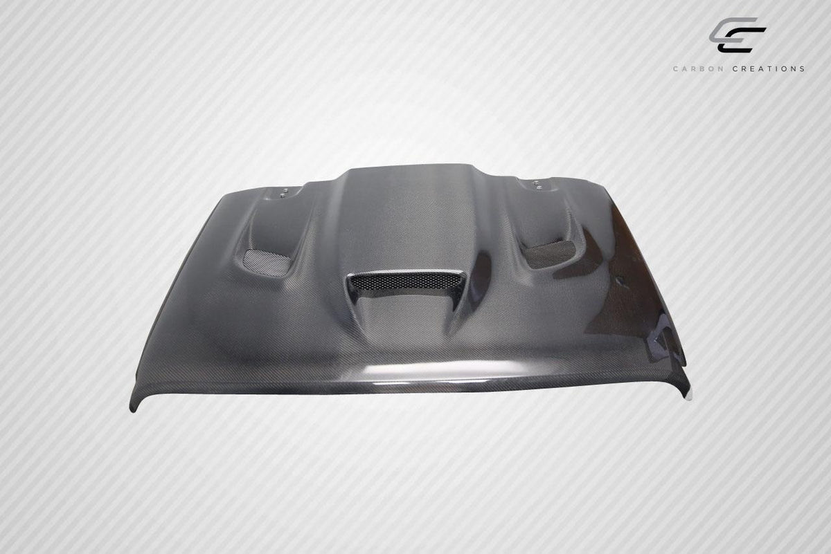 2018-2025 Jeep Wrangler Carbon Creations Hellcat Carbon Fiber Hood