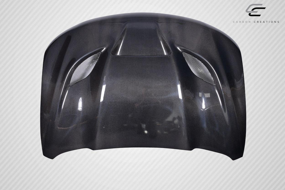 2011-2022 Jeep Grand Cherokee Carbon Creations Hellcat Look Carbon Fiber Hood
