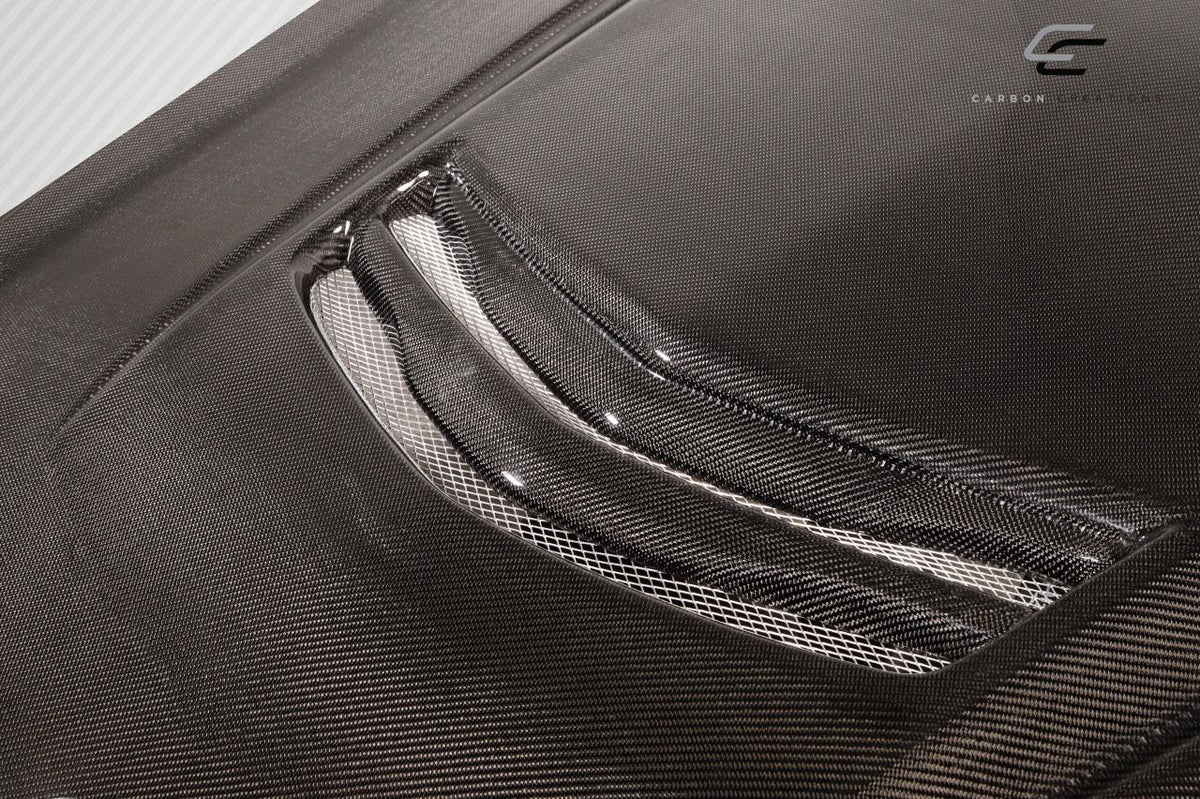 2012-2019 Cadillac ATS Carbon Creations V Look Carbon Fiber Hood