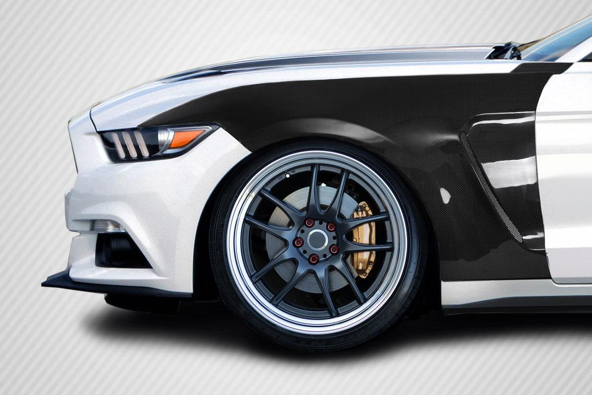 2015-2017 Ford Mustang Carbon Creations GT350 Look Carbon Fiber Fender