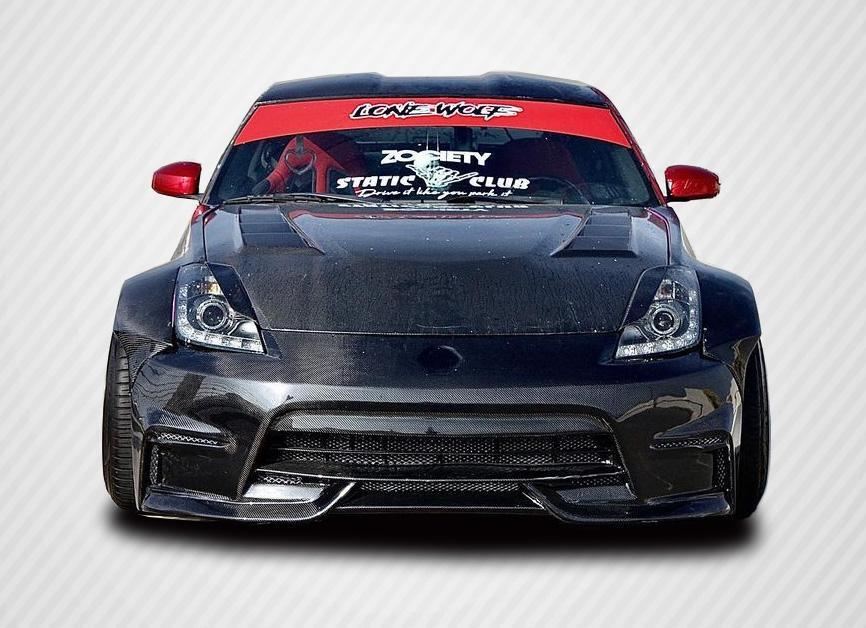 2003-2008 Nissan 350Z Carbon Creations N4 Carbon Fiber Front Bumper