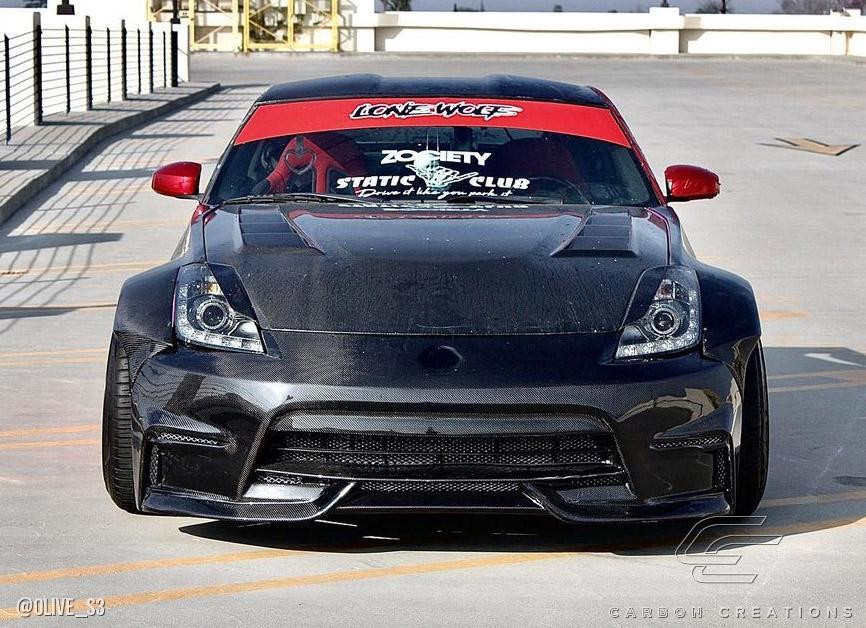 2003-2008 Nissan 350Z Carbon Creations N4 Carbon Fiber Front Bumper