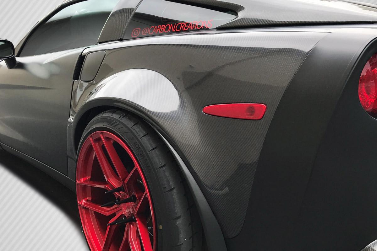 2005-2013 Chevrolet Corvette Carbon Creations ZR2 Carbon Fiber Fender