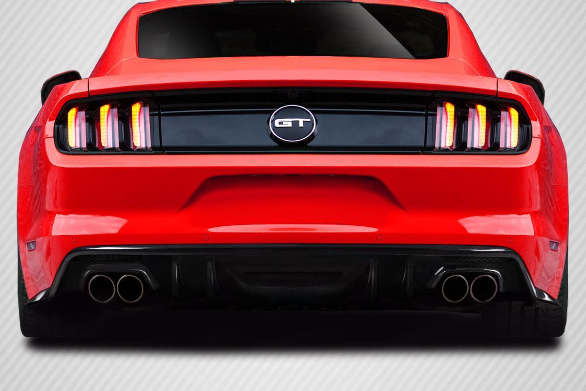 2015-2017 Ford Mustang Carbon Creations KT Style Carbon Fiber Rear Lip