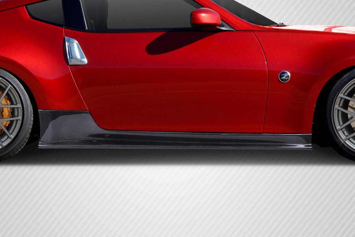 2009-2020 Nissan 370Z Carbon Creations Z1 Extreme Carbon Fiber Side Skirts