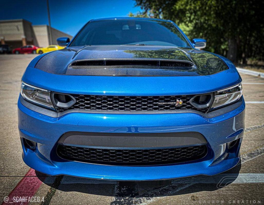 2015-2023 Dodge Charger Carbon Creations Demon Look Carbon Fiber Hood