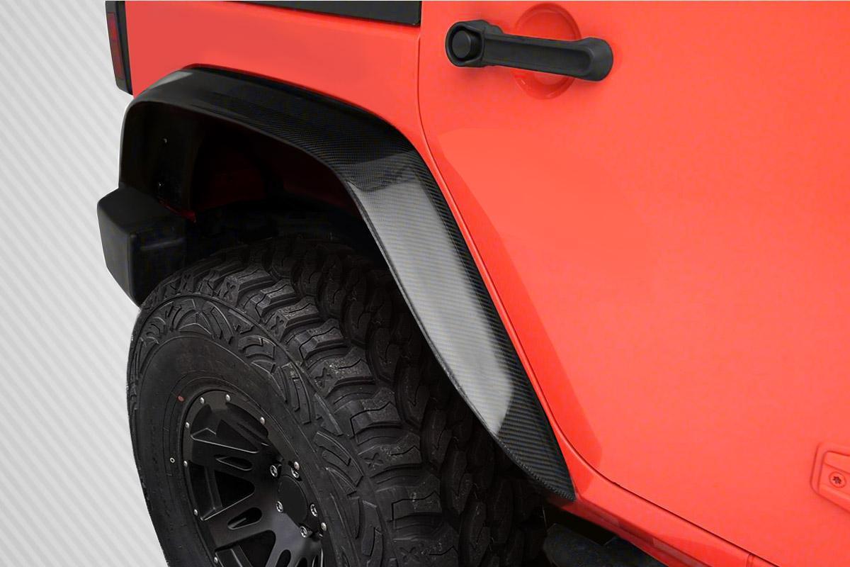 2007-2018 Jeep Wrangler Carbon Creations Rugged Carbon Fiber Fender