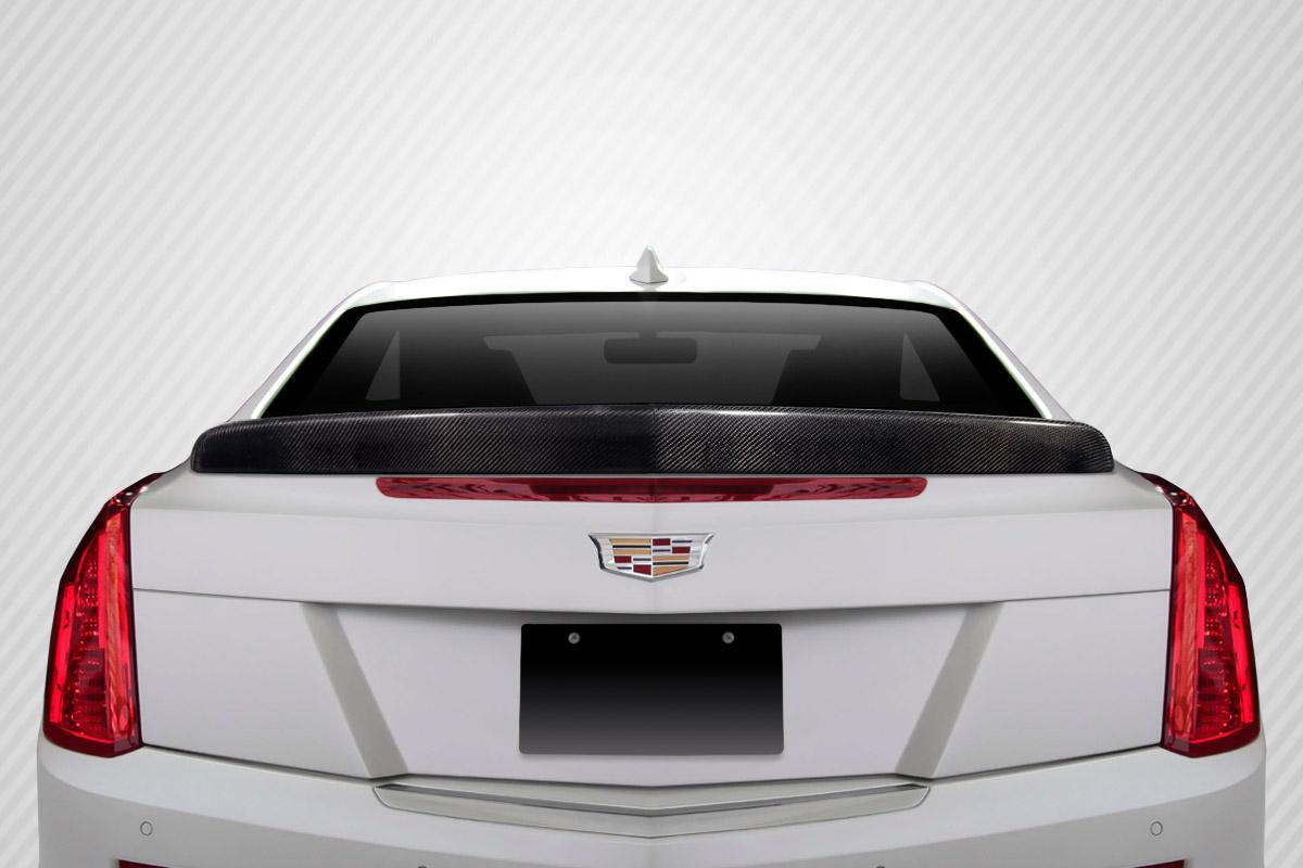2012-2019 Cadillac ATS Carbon Creations V Look Carbon Fiber Rear Wing