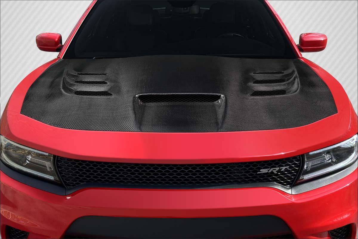 2015-2023 Dodge Charger Carbon Creations Viper Carbon Fiber Hood