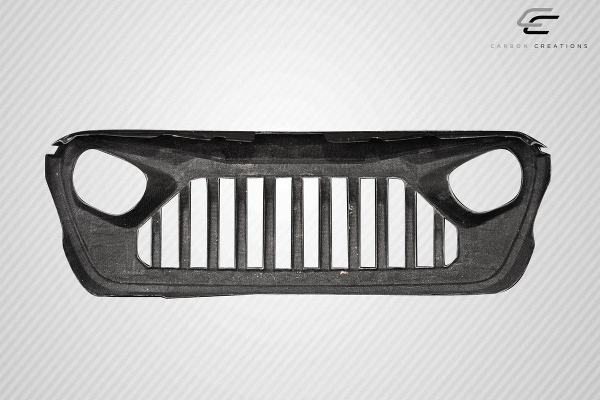 2018-2025 Jeep Wrangler Carbon Creations Predator Carbon Fiber Grille